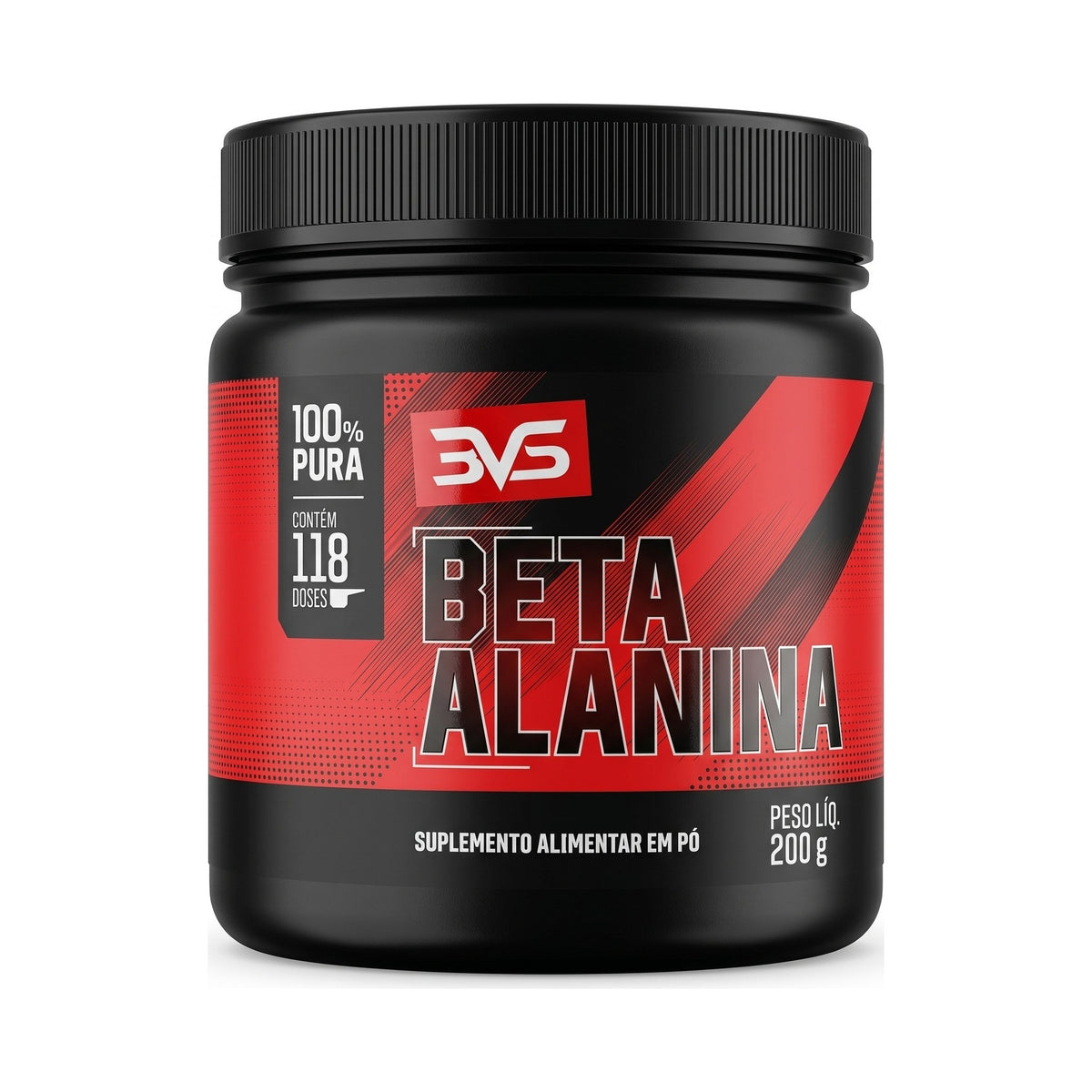 Beta Alanina 3VS · 3g por dose · 200g · sem sabor · Linha Core · notificação Anvisa