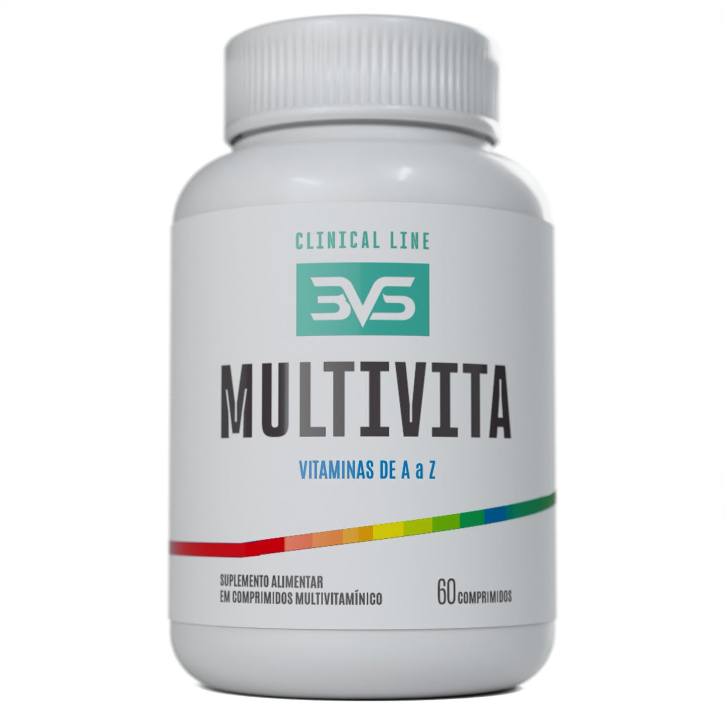 Multivita Vitaminas de A a Z 3VS Clinical Line — 60 comprimidos