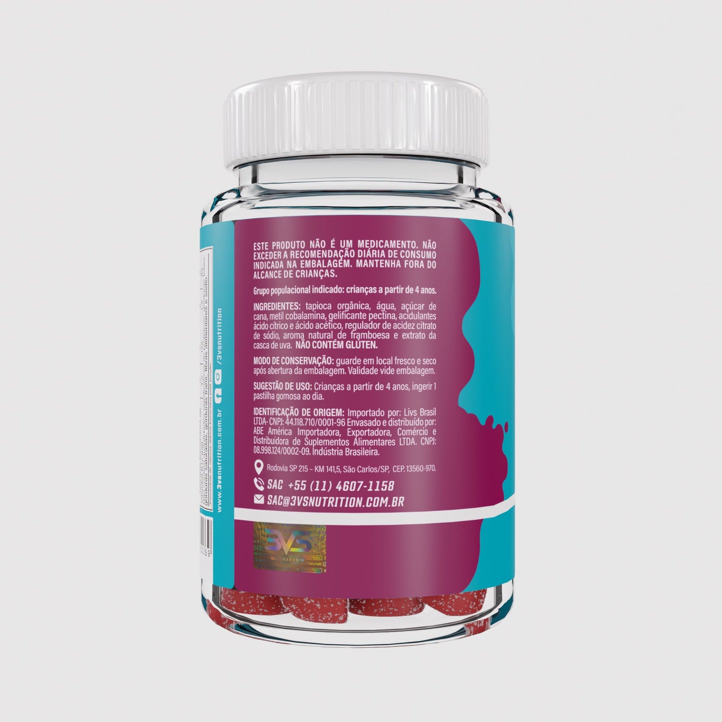 KIDS VITAMINA B12 - 30 GOMAS — imagem 3