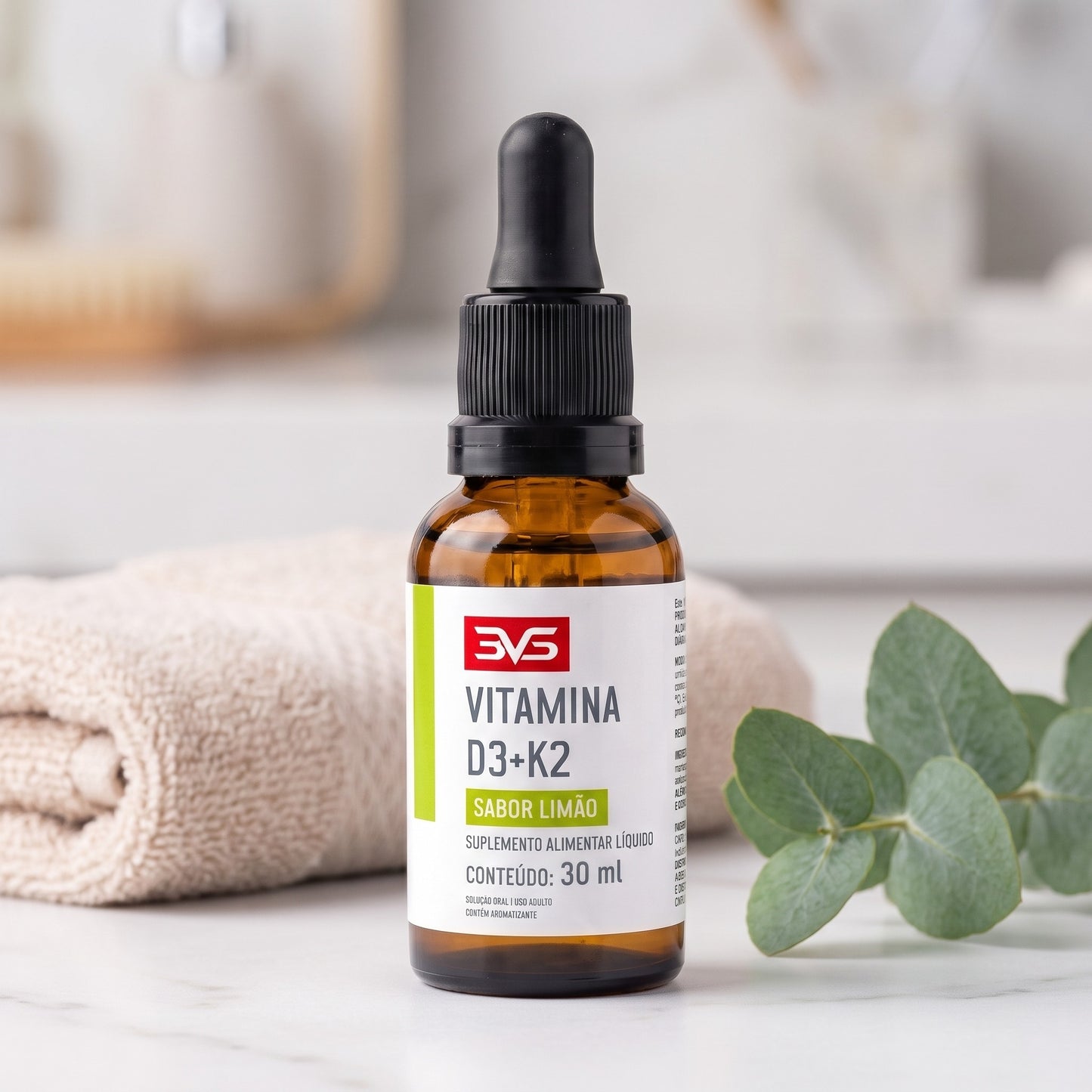 Vitamina D3+K2 Gotas 30ml 3VS — vanity wellness