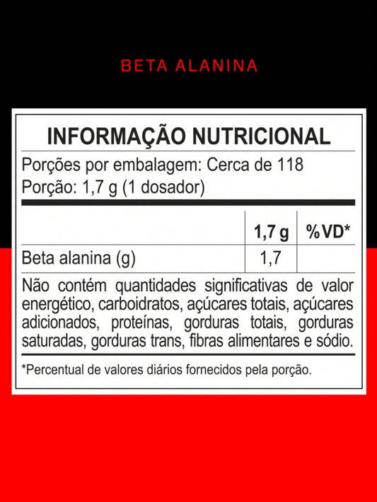 Beta Alanina 200g — imagem 2