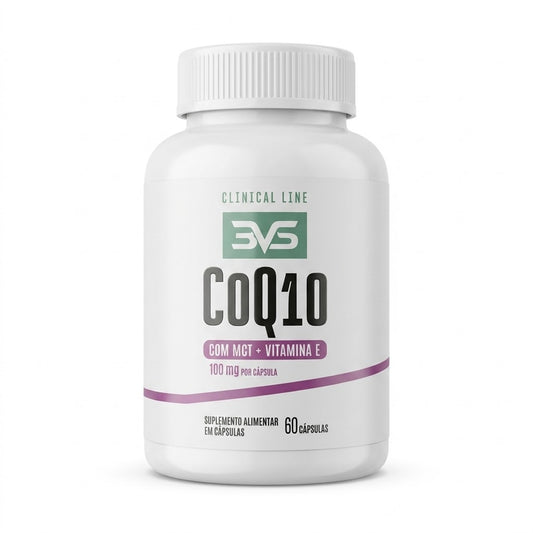 Coenzima Q10 com MCT e Vitamina E - 60 Cápsulas | 3VS Nutrition — 3VS Nutrition