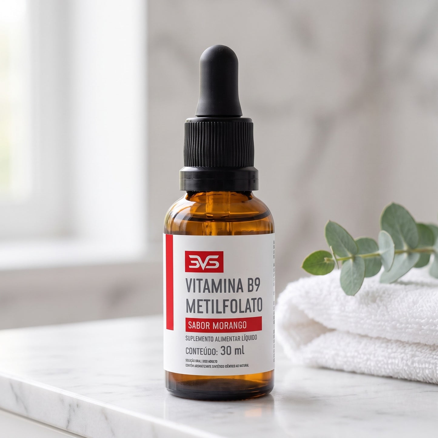 Vitamina B9 Metilfolato Gotas 30ml 3VS — vanity wellness