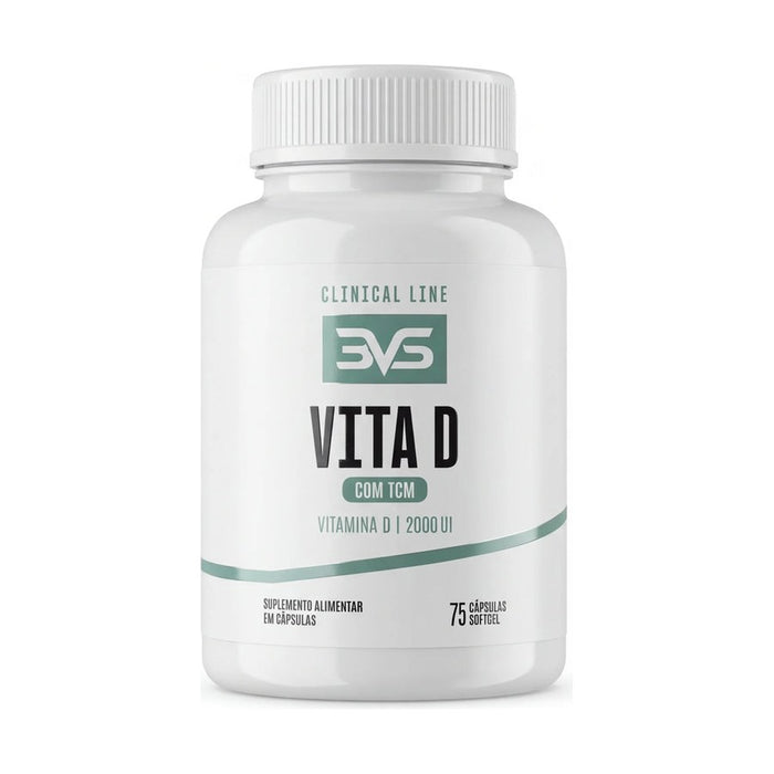Vitamina D 2000UI com TCM 75 Cápsulas Softgel