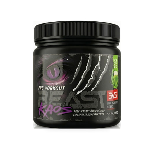 Pré-Treino Beast Kaos Maçã Verde 300g