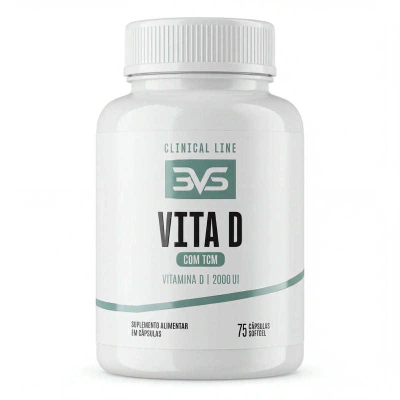 Vitamina D 2000UI com TCM 75 Cápsulas Softgel