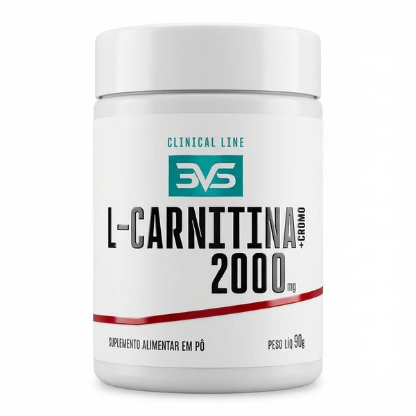 L-Carnitina 2000 + Cromo - 90g em Pó | 3VS Nutrition