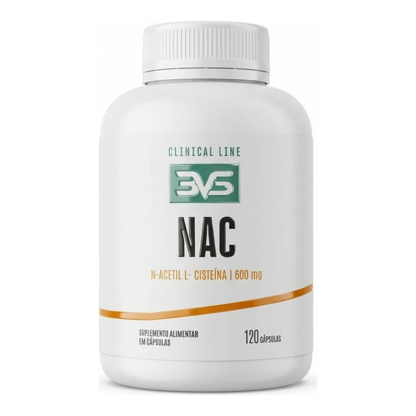 NAC (N-Acetil L-Cisteína) 600mg - 60 Cápsulas | 3VS Nutrition