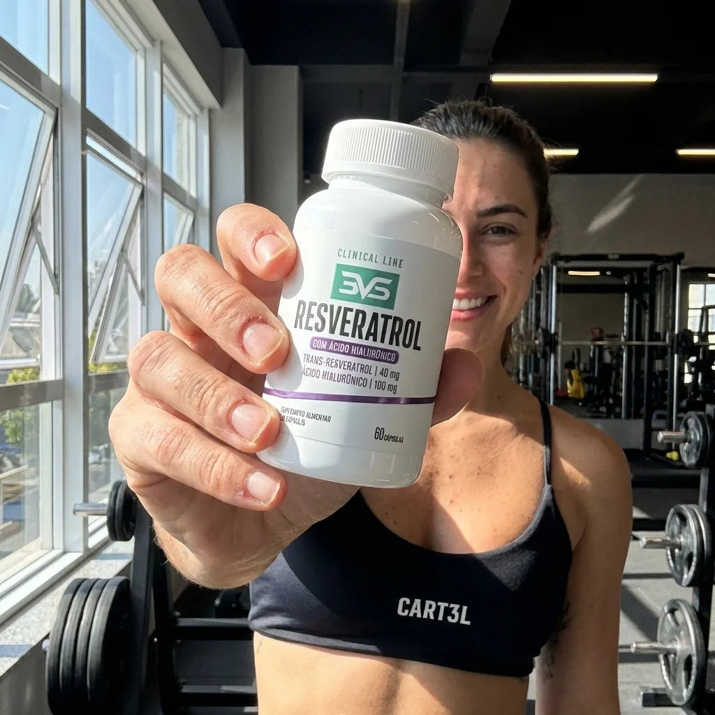 Resveratrol com Ácido Hialurônico - 60 Cápsulas | 3VS Nutrition — imagem 5