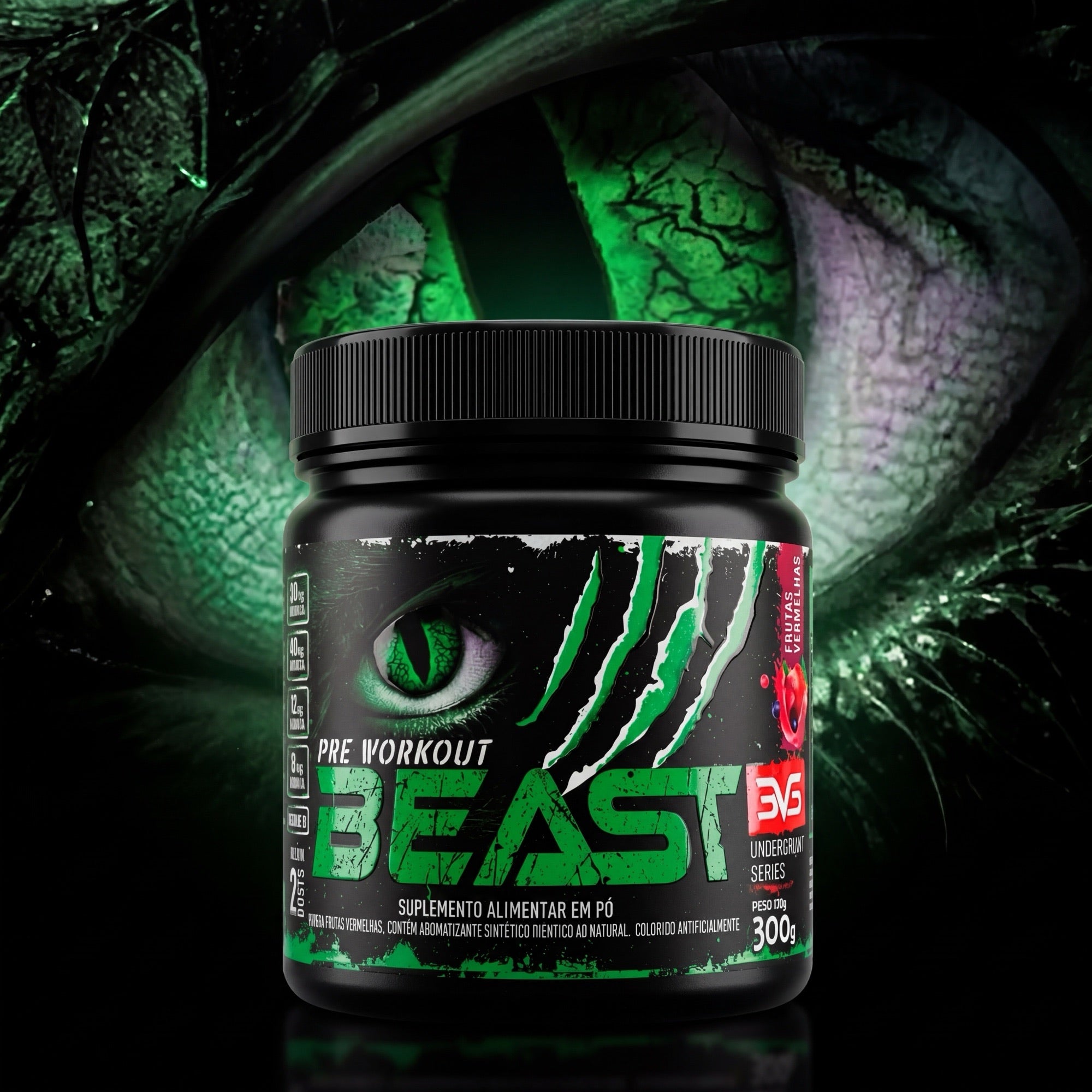 Beast Pré-Treino 300g · 43 doses