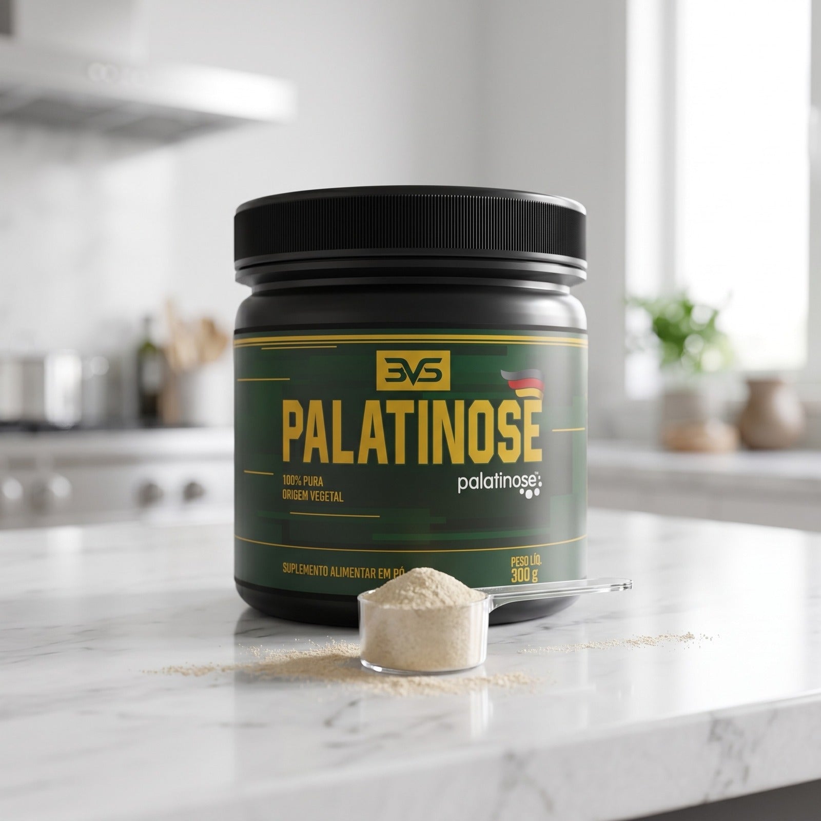 Palatinose 3VS · Isomaltulose pura · 300g · carboidrato de baixo IG · notificação Anvisa · lote rastreável