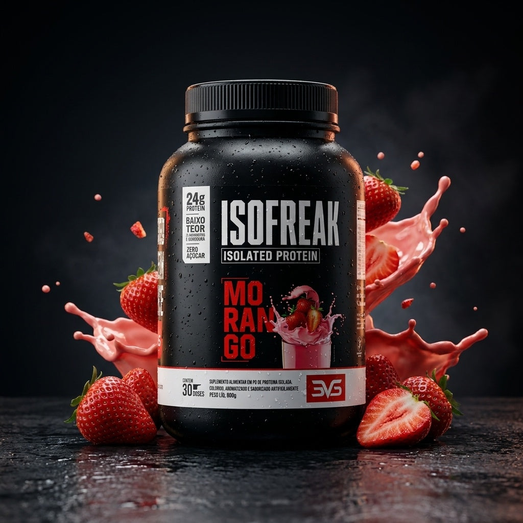 ISOFREAK MORANGO — proteína isolada 3VS