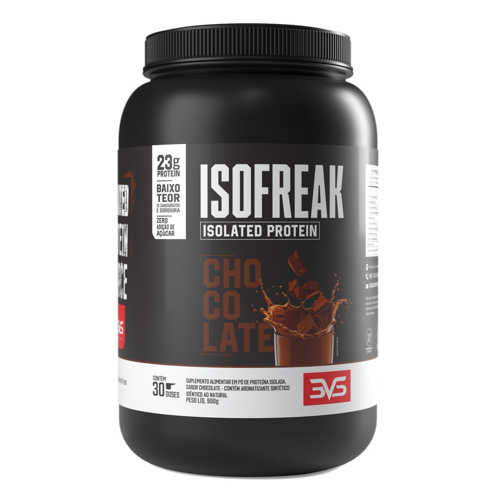 Isofreak Proteína Isolada 900g sabor Chocolate