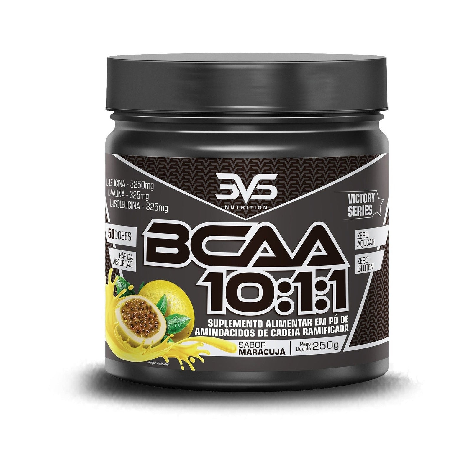 BCAA em pó 10:1:1 250g sabor Maracujá