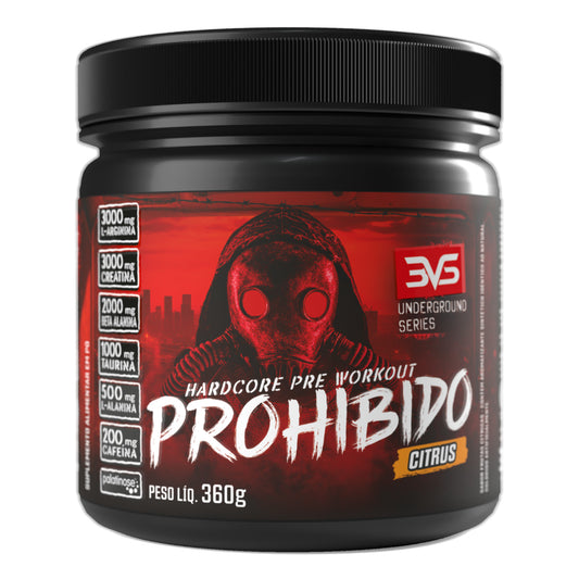 Pré-Treino Prohibido 360g sabor Citrus