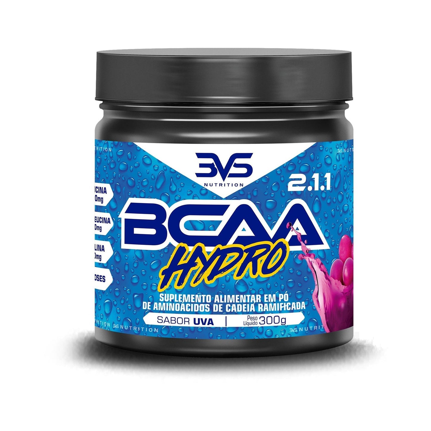 BCAA Hydro 2:1:1 300g sabor Uva