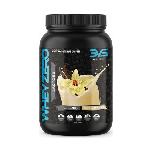 Whey Zero Lactose 900g sabor Baunilha
