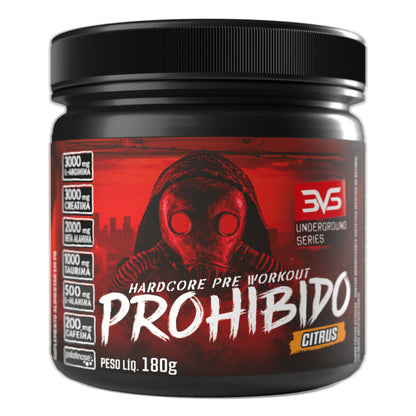 Pré-Treino Prohibido 180g sabor Citrus