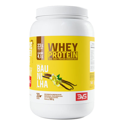 Whey Protein Concentrado 900g sabor Baunilha
