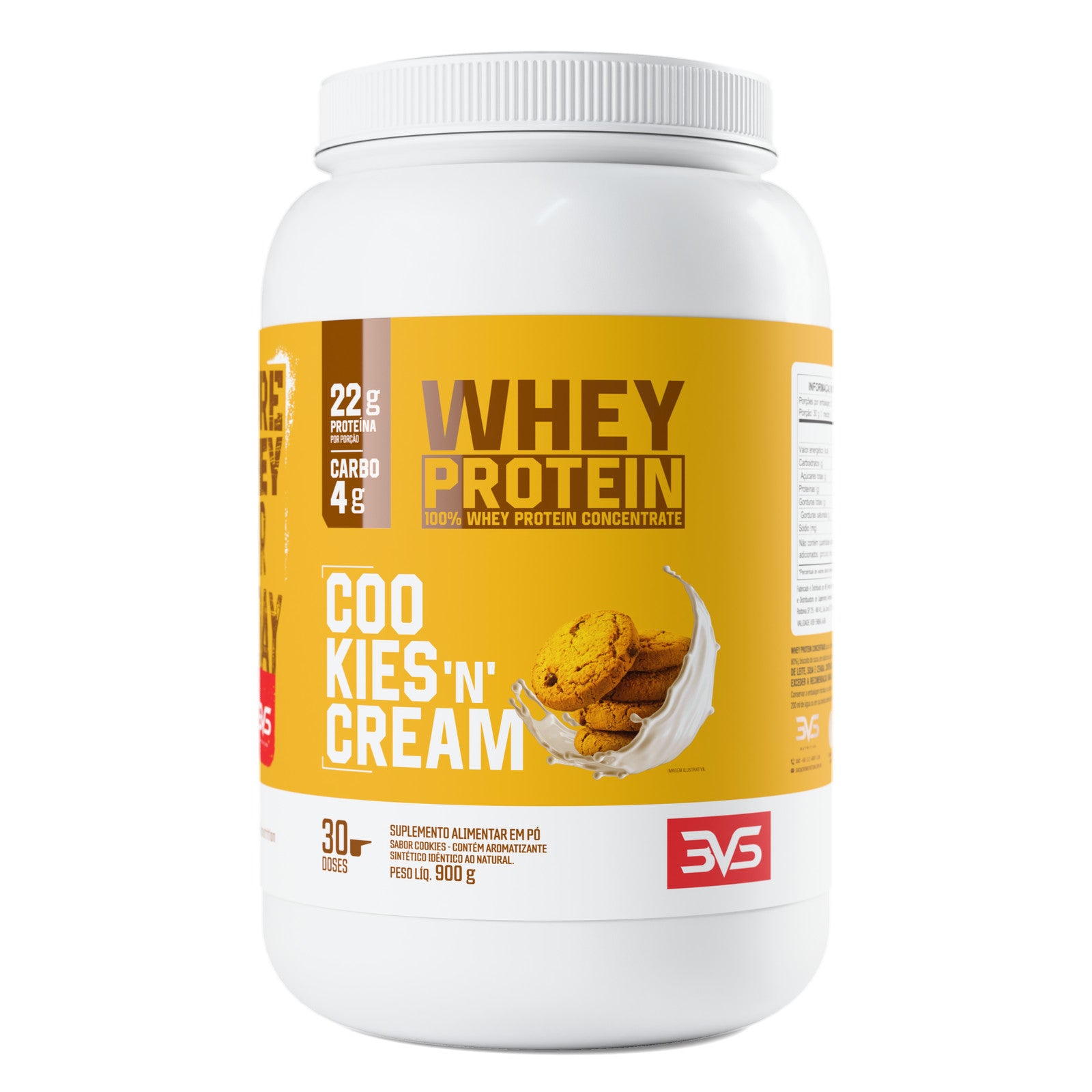 Whey Protein Concentrado 900g sabor Cookies 'n Cream