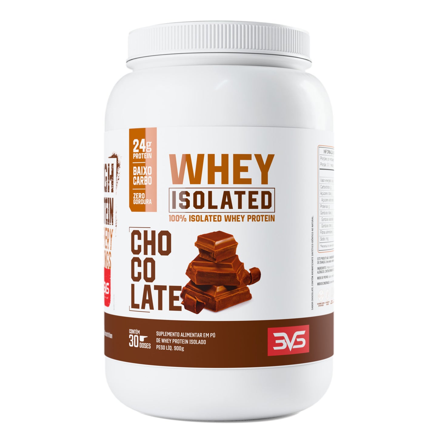 Whey Isolado 900g sabor Chocolate