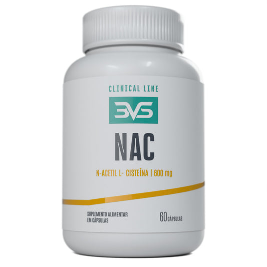 NAC 600mg 3VS Clinical Line — 60 cápsulas