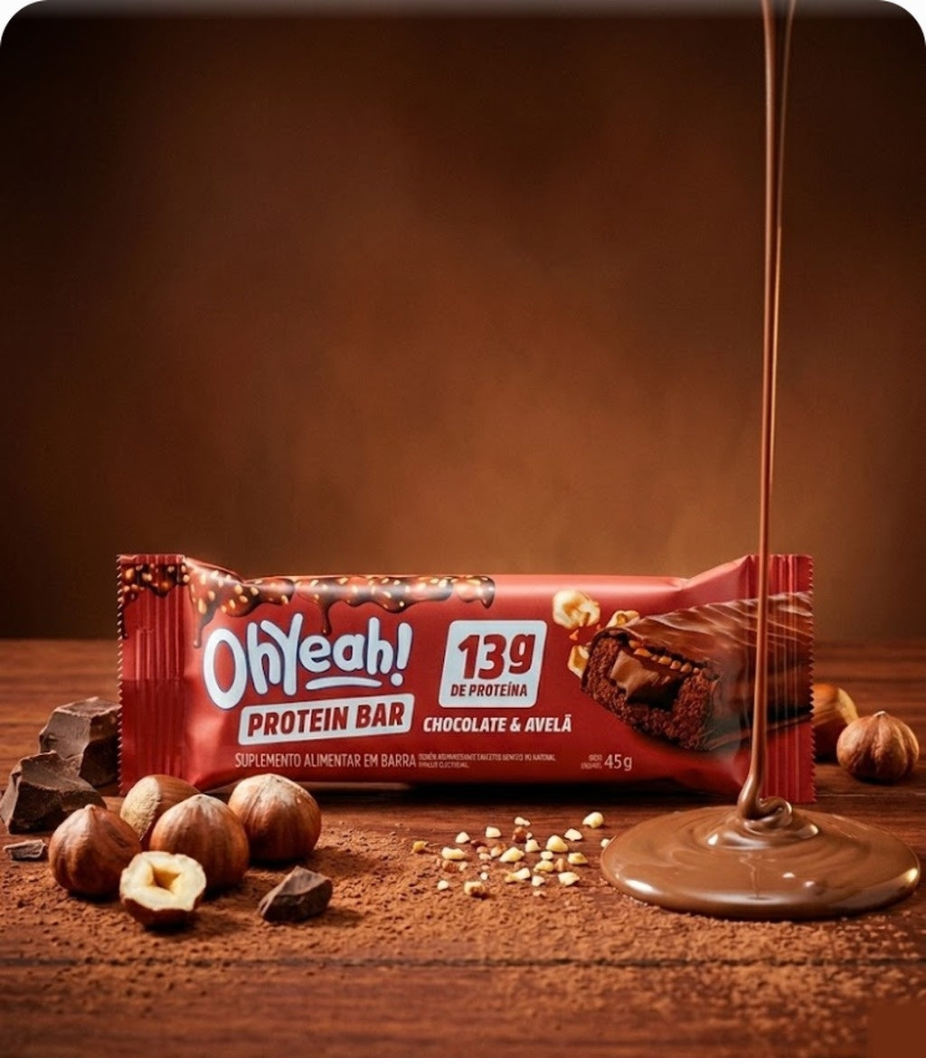 BARRA PROTEIN OH YEAH RECHEADA - CHOCOLATE E AVELA lifestyle
