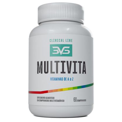 Multivita Vitaminas de A a Z 3VS Clinical Line — 60 comprimidos
