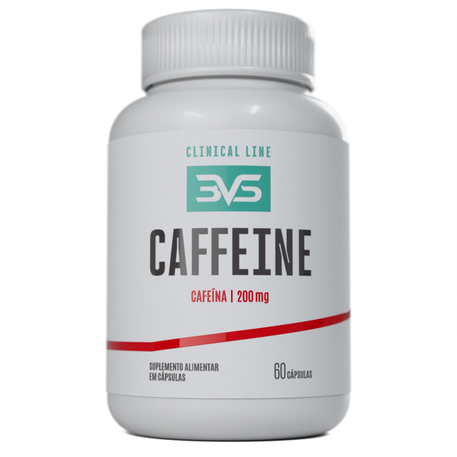 Cafeina 200mg 3VS Clinical Line — 60 capsulas
