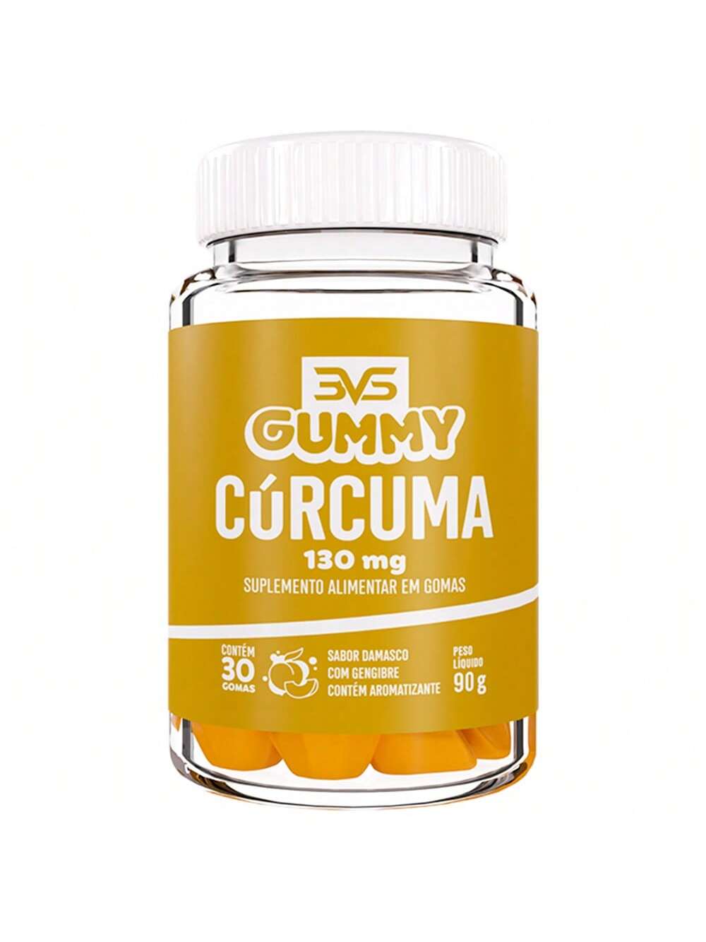 CÚRCUMA -  30 GOMAS — 3VS Nutrition