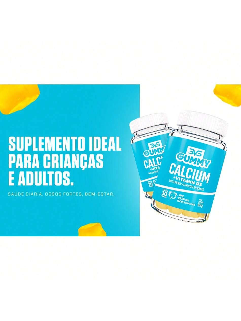 CALCIUM+VITAMIN D3 - 30 GOMAS — imagem 9