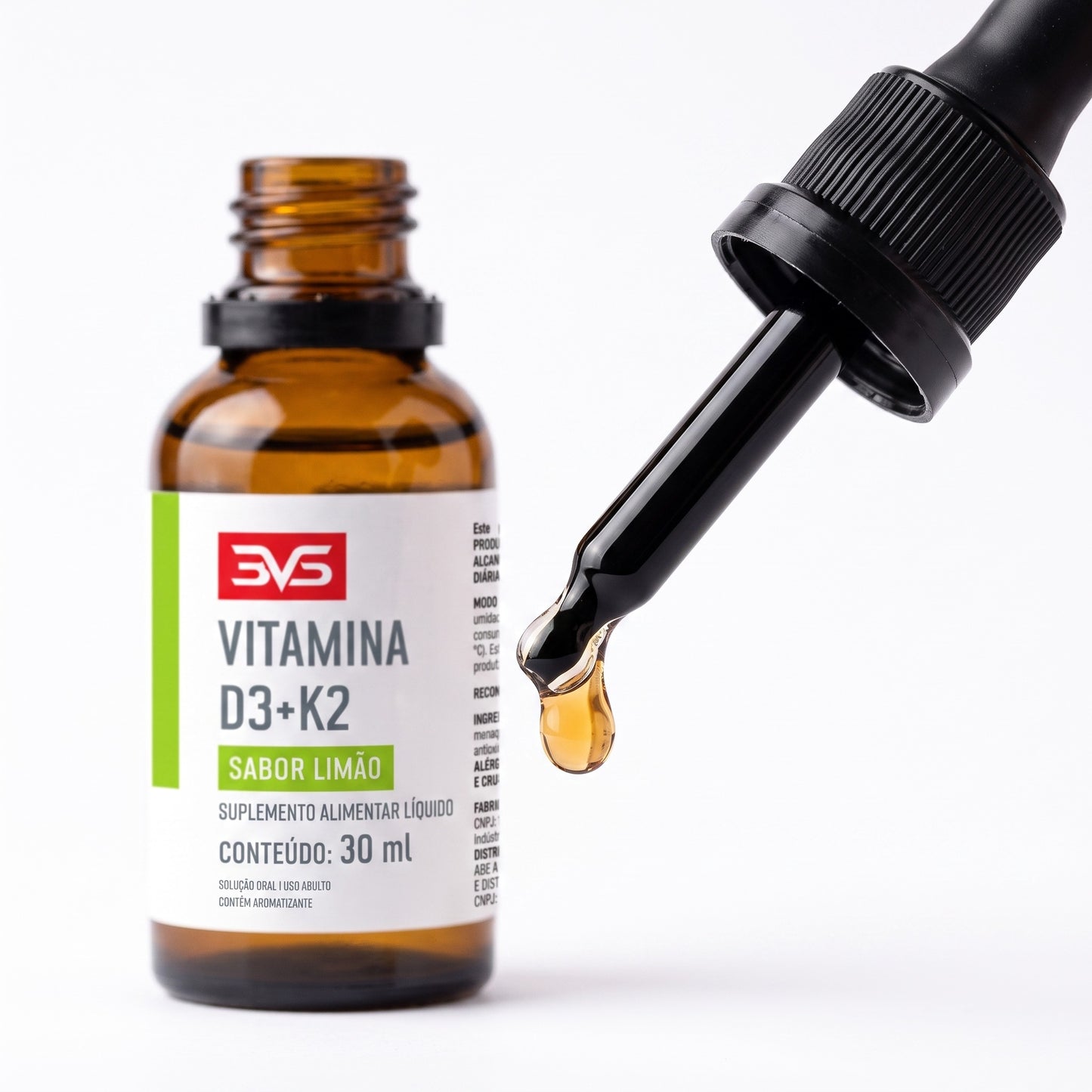 Vitamina D3+K2 Gotas 30ml 3VS — macro gota