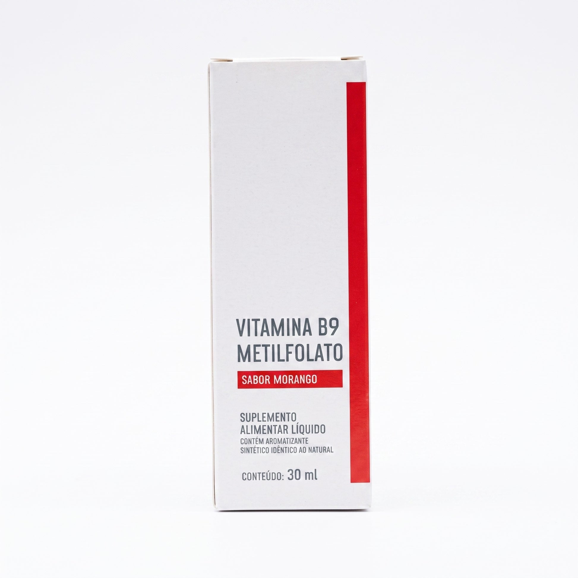 Vitamina B9 Metilfolato Gotas 30ml - caixa 3VS Nutrition