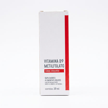 Vitamina B9 Metilfolato Gotas 30ml - caixa 3VS Nutrition