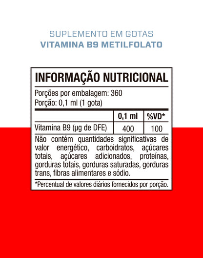 B9 DROPS ÁCIDO FÓLICO METILADO - 30ml — imagem 2
