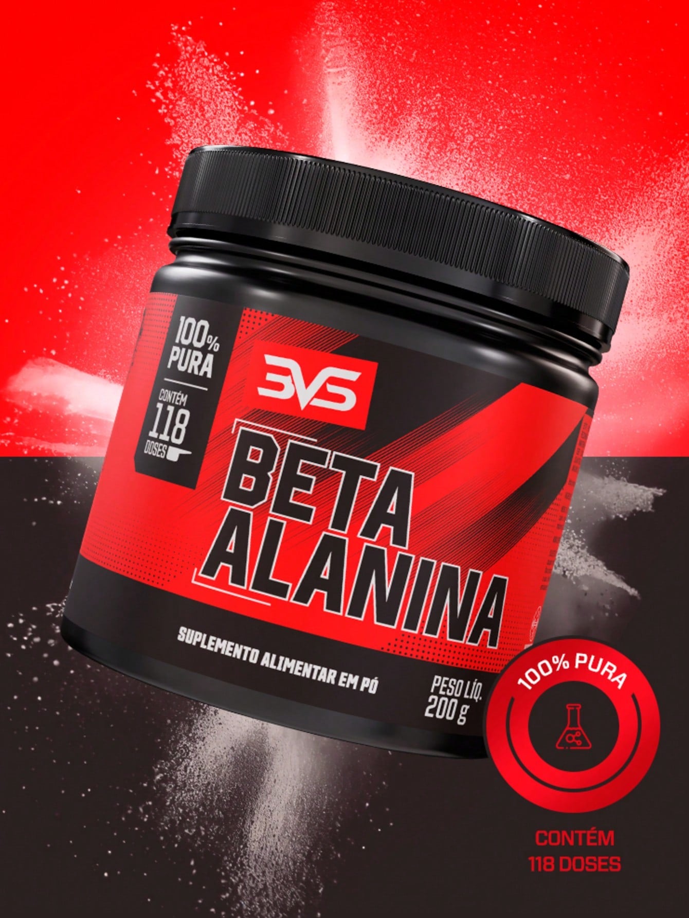 Beta Alanina 200g — imagem 3