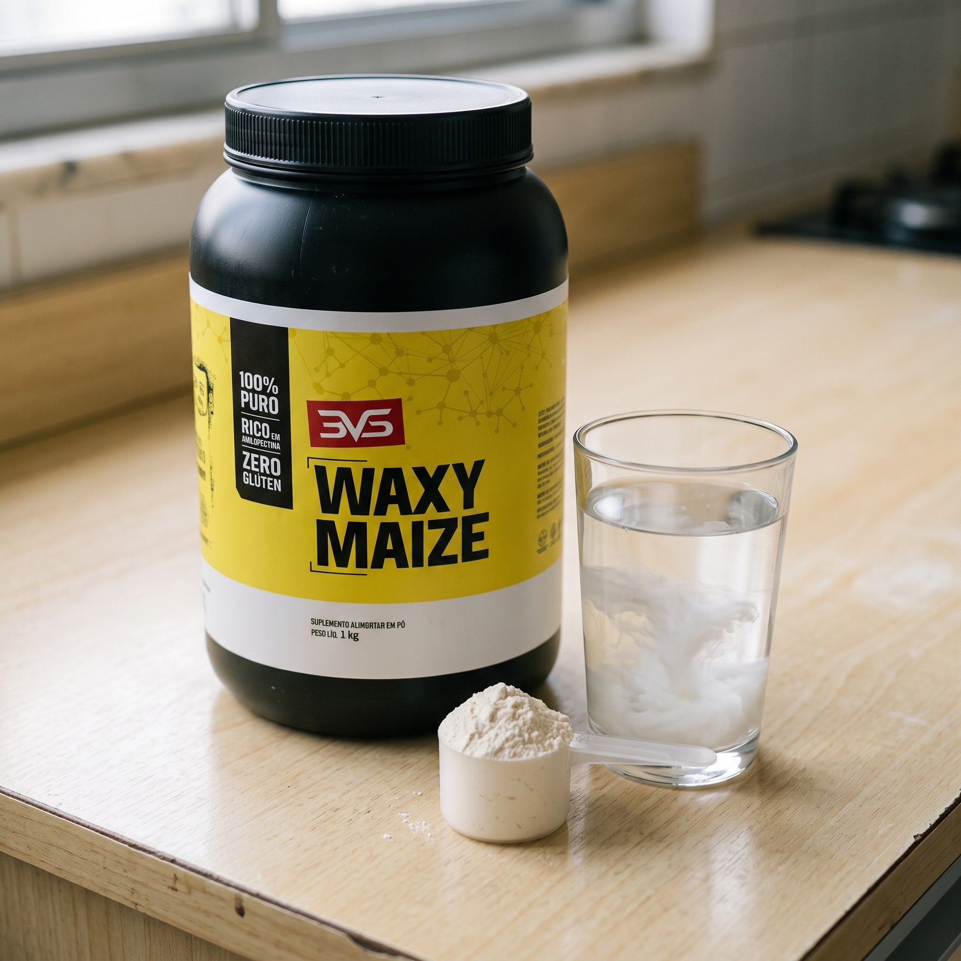Waxy Maize 1kg 3VS — modo de preparo, misturar em água