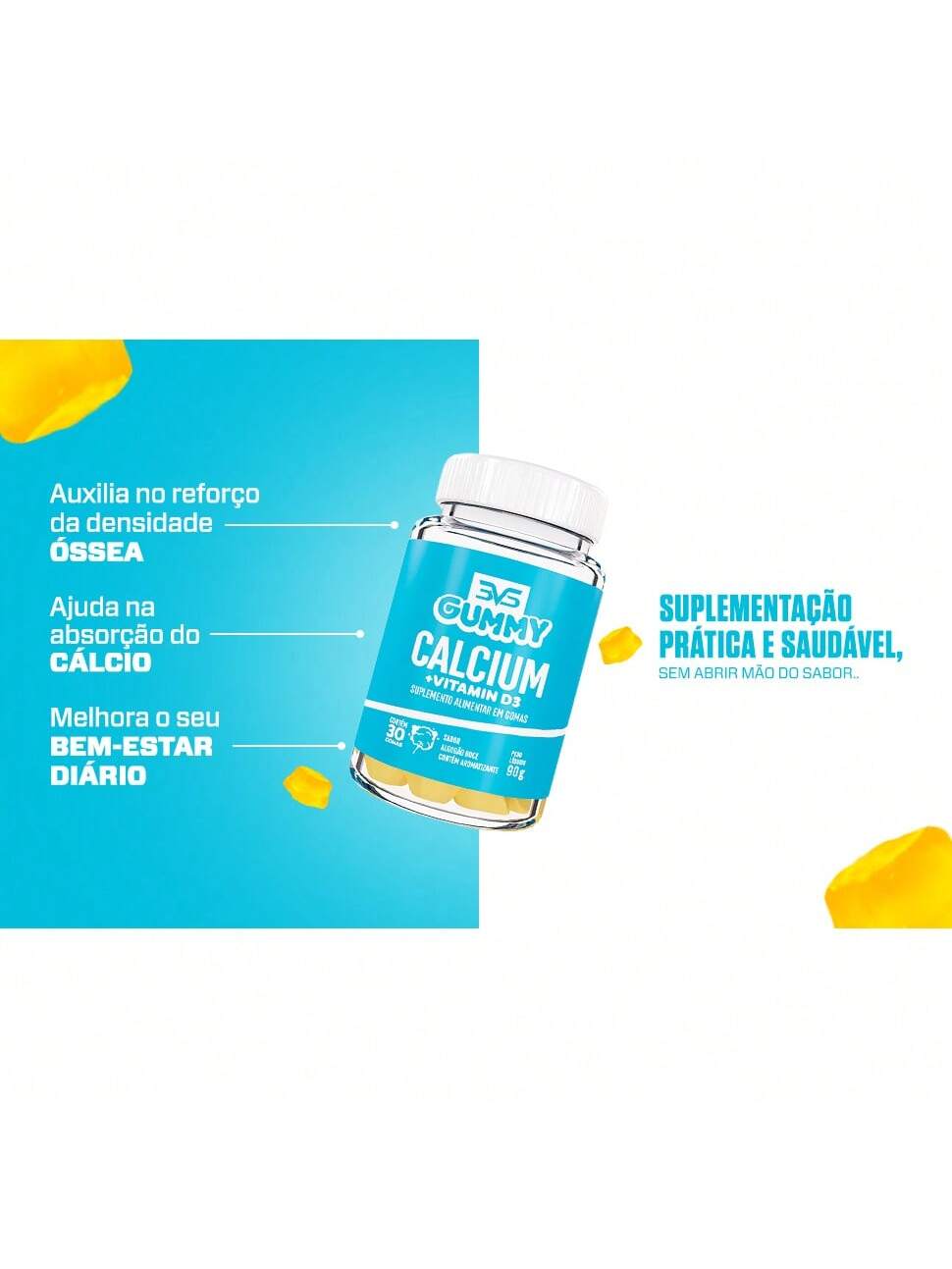 CALCIUM+VITAMIN D3 - 30 GOMAS — imagem 8