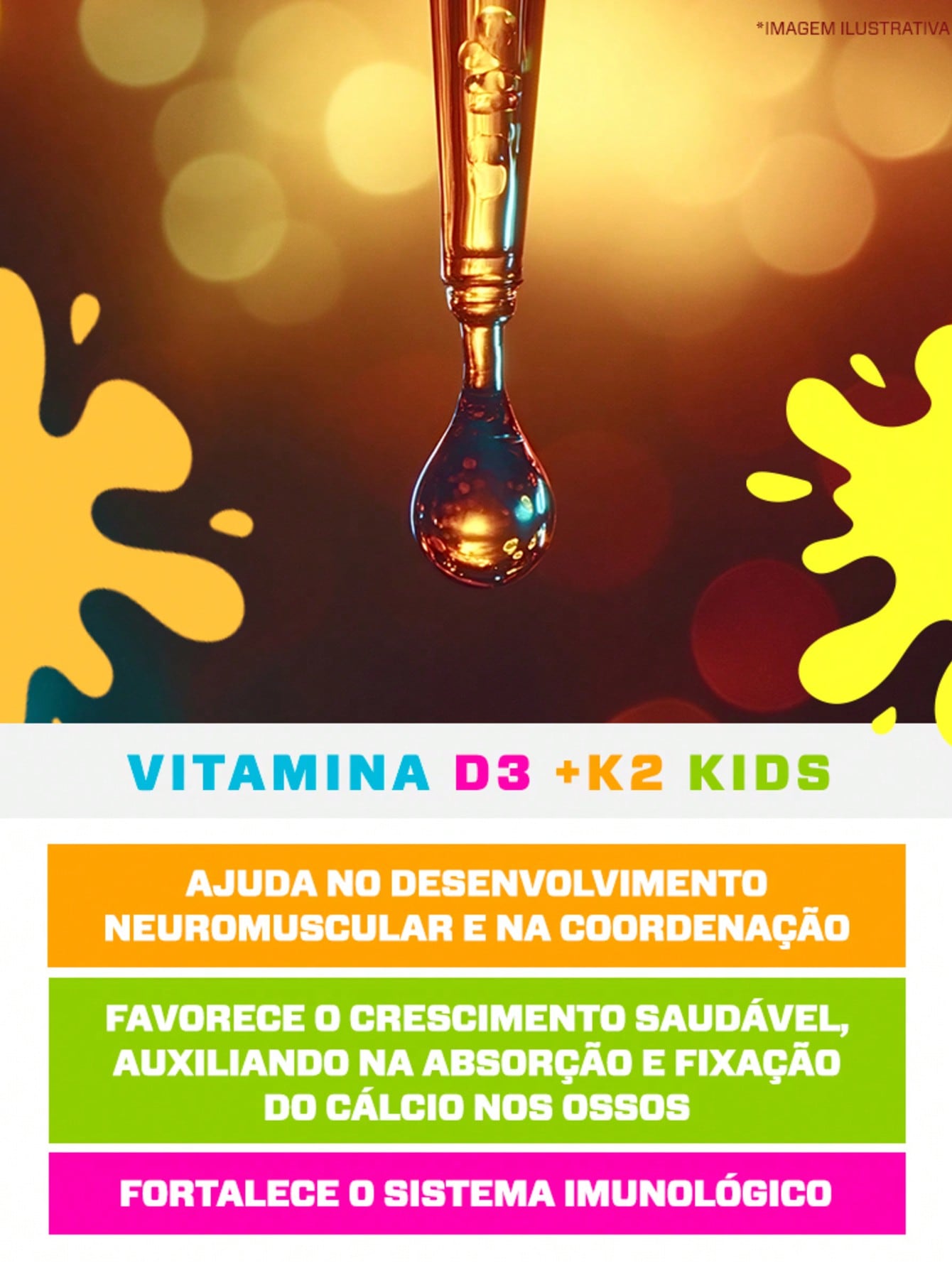 VITAMINA D3 + K2 KIDS - 30ml — imagem 4