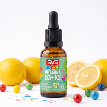 Vitamina D3+K2 Kids Gotas 30ml 3VS — limao