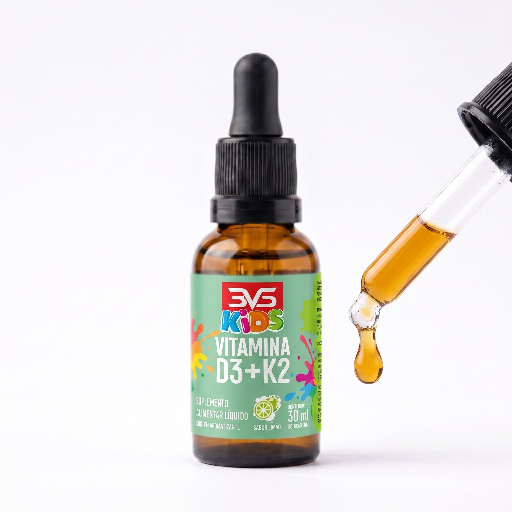 Vitamina D3+K2 Kids Gotas 30ml 3VS — macro gota