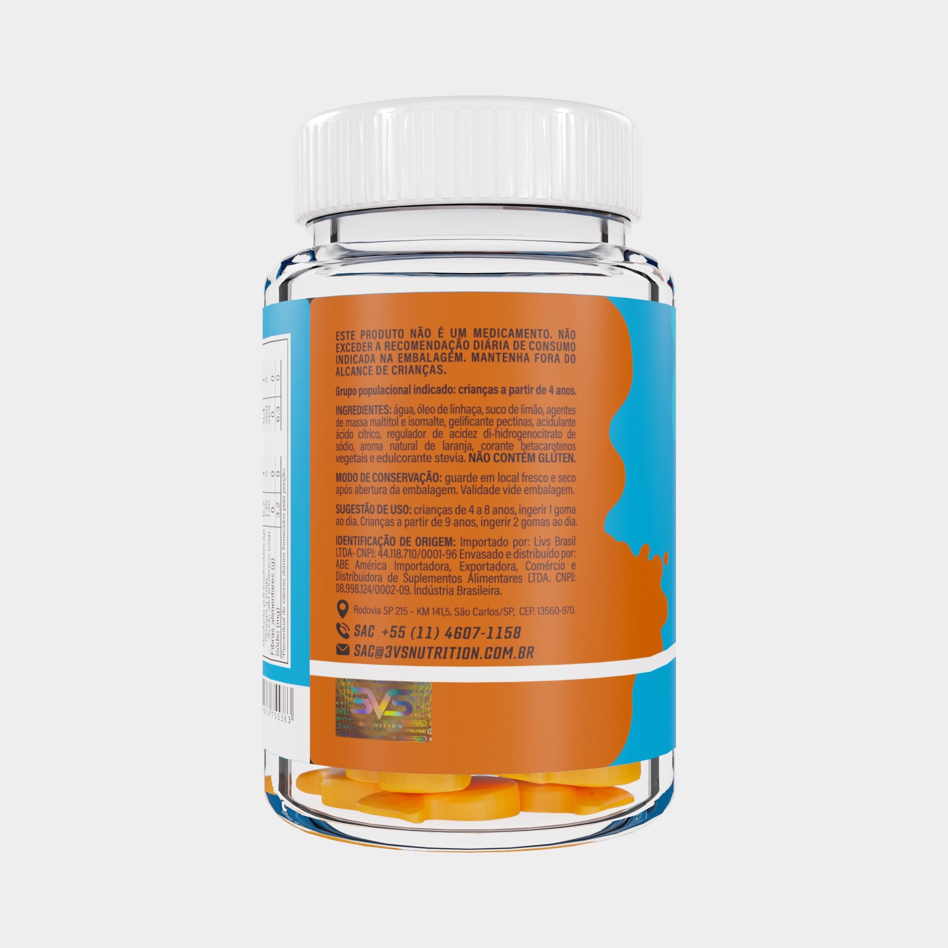 KIDS OMEGA 3 SUGAR FREE - 30 GOMAS — imagem 3
