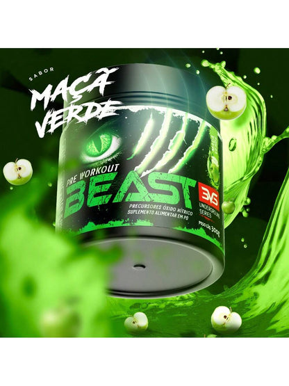 Pré Treino Beast - Maça Verde