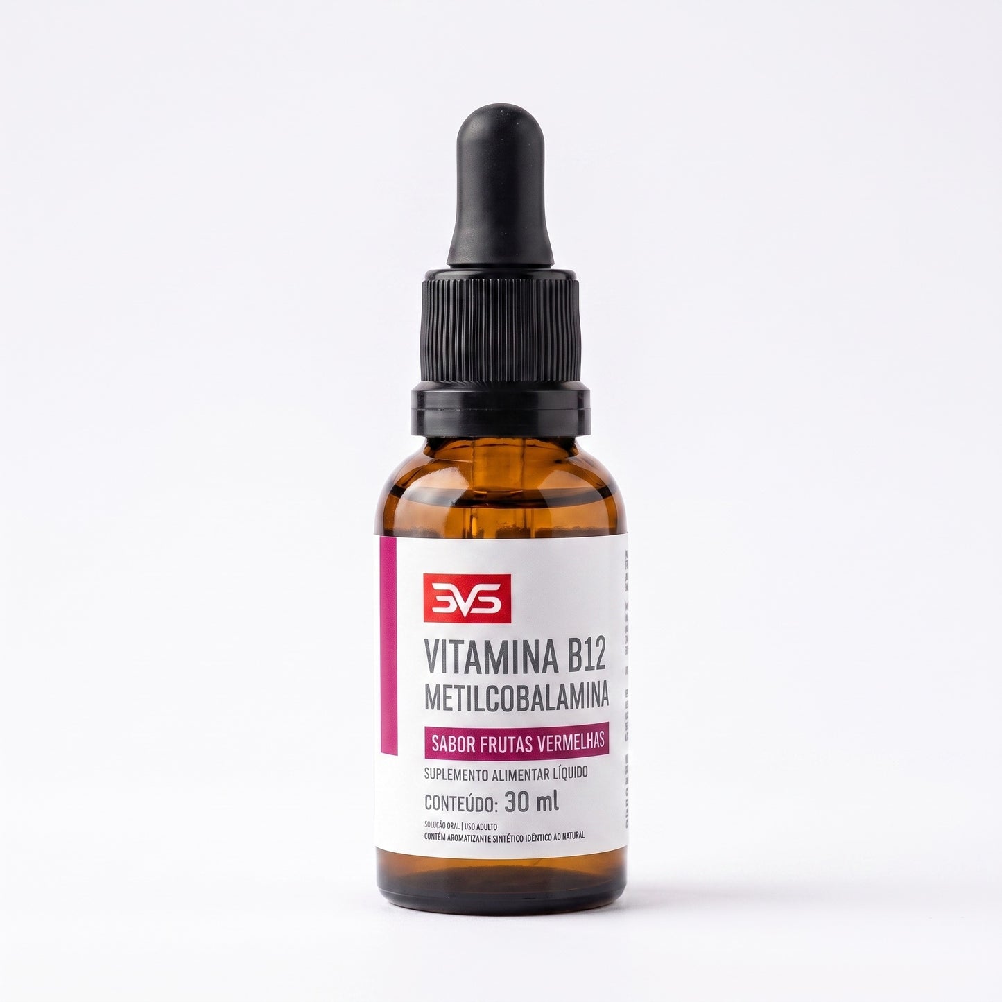 Vitamina B12 Metilcobalamina Gotas 30ml 3VS — pote