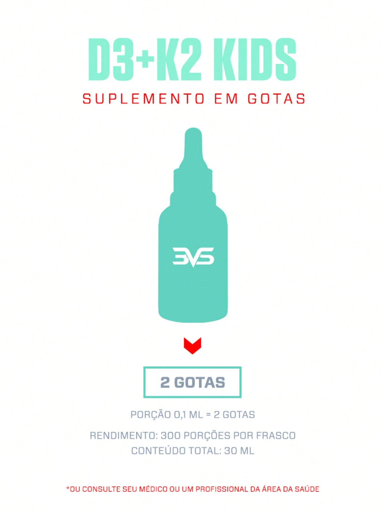 VITAMINA D3 + K2 KIDS - 30ml — imagem 5