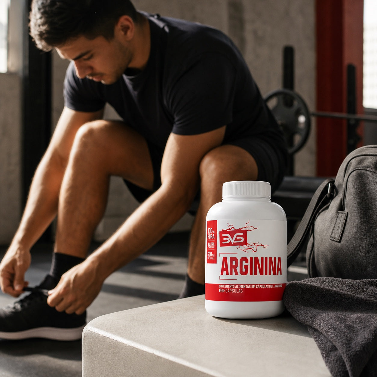 Arginina 3VS — foco antes do treino