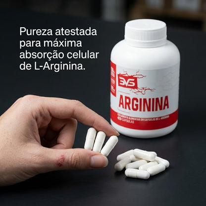 Arginina — macro das cápsulas