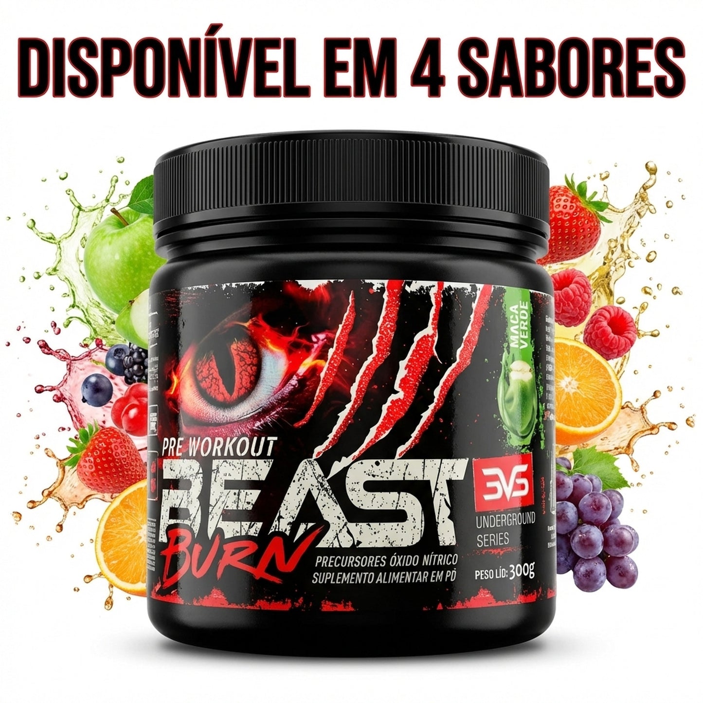 Beast Burn — disponível em 4 sabores