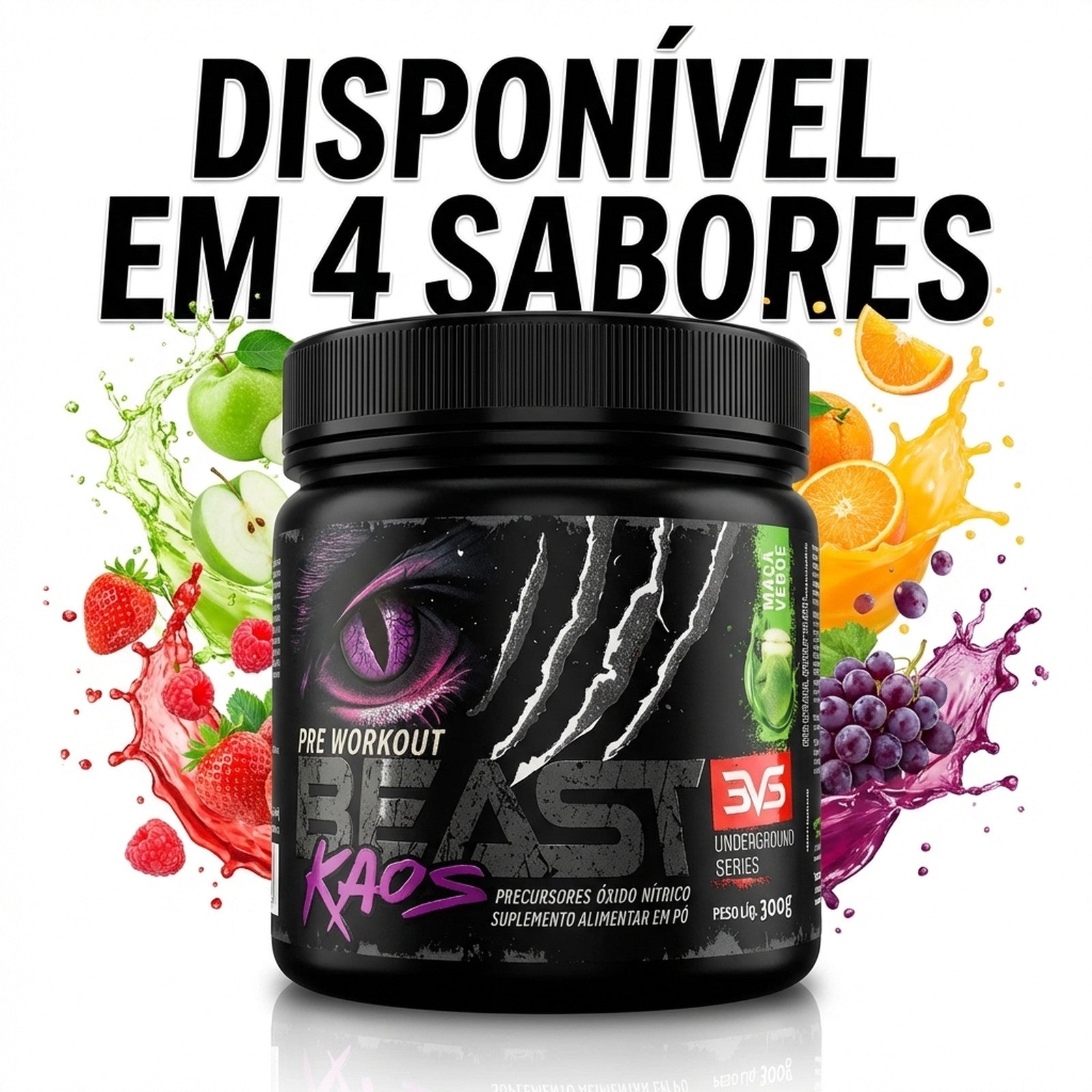Beast Kaos — disponível em 4 sabores