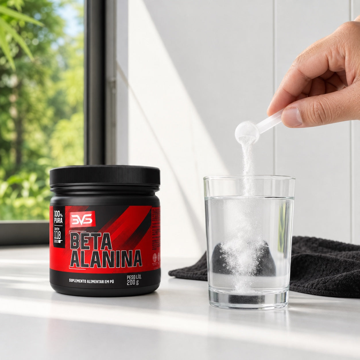 Como preparar Beta Alanina 3VS com 300 ml de água